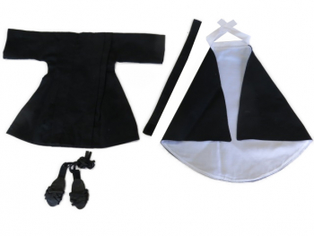 Nonne - Bekleidungsset in schwarz